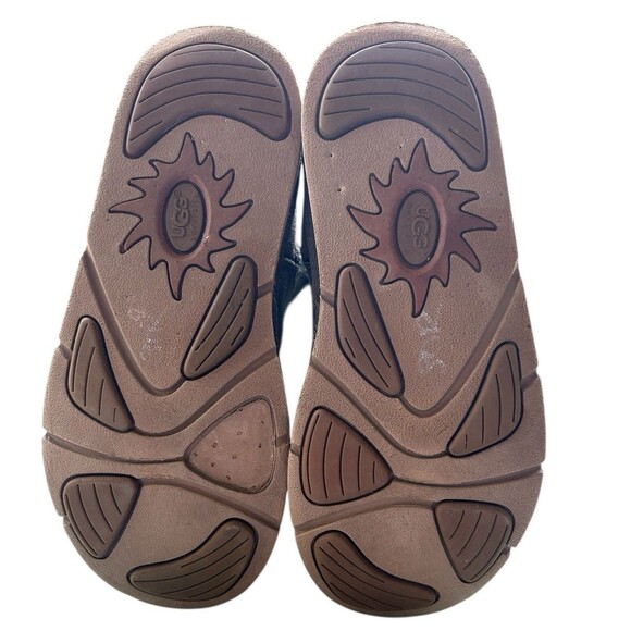 Ugg Rock Star Womens Studded Olive Green Suede Shearling Knee High Boots Sz 8 - Picture 10 of 13